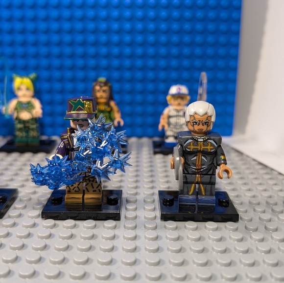 8 Minifigures- Jojo Anime Building Block Toy Manga Action Figure Collectible - Picture 3 of 12